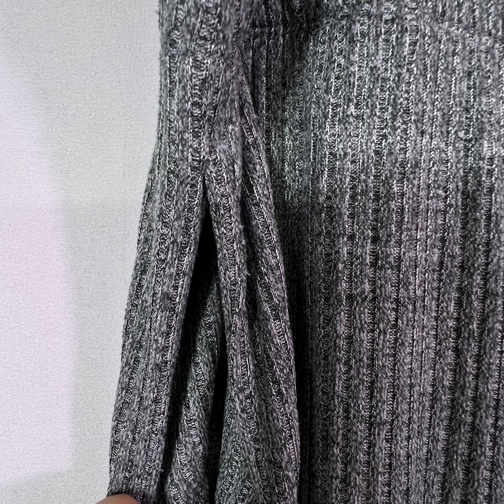 Cuddl Duds Womens 3 Piece Lounge Set Charcoal Gray Ribbed Cardigan Tank Pants L - Picture 9 of 11